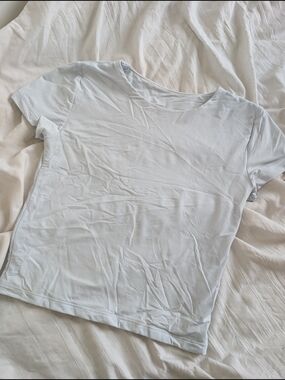wild fable Light Blue Crop Tee